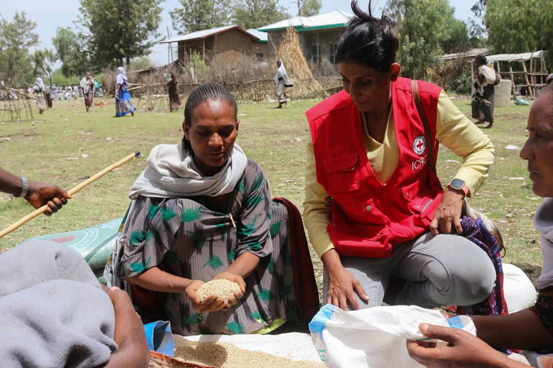 Seed distribution in the northern wollo area of Amhara region Ethiopia