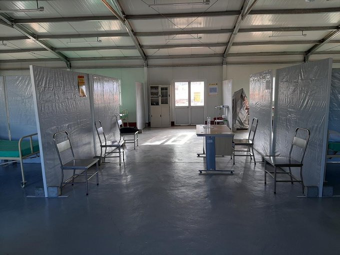 El Centro de tratamiento para COVID-19 de Pemba posee capacidad para 200 camas.