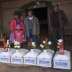 In Peru, relatives of individuals missing for 30 years ceremoniously bury 12 individuals whose remains have been found and identified. 