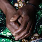 Odette's hands