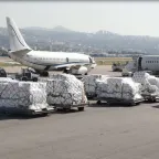 ICRC sent 17 metric tons of medical supplies via air cargo to Beirut to support hospitals struggling to cope with injuries resulting from the ongoing armed conflict.