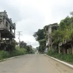 A quiet street from Marawi’s most affected area. Photo : B.Sultan/ICRC. 