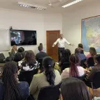 Patrick Youssef addressing stakeholders 