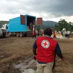 Distribution de vivre dans le cadre des actions du CICR pour renforcer la sécurité économique des populations du Nord-Kivu, d’octobre à début novembre 2024 