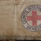 ICRC Emblem on canvas