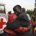 Makamba province. ICRC restoring family links program. A family reunited. Juliana AMADOR MESA/ICRC