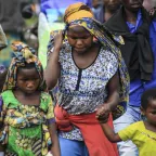 DRC North Kivu woman and children