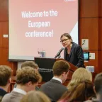 President Spoljaric giving speech