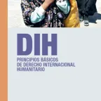 Portada del folleto: "Principios básicos del derecho internacional humanitario"