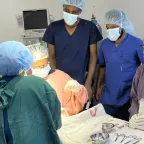 Drs. on practical training session