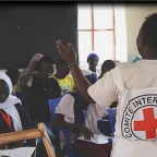 The ICRC hosts an awareness session on stigma reduction with displaced victims/survivors (Raja, South Sudan – 2024)