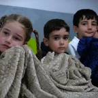 Children in the safer room