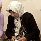 ICRC delegate in Lebanon comforting a woman