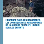 L’Enfance sous les décombres– Les conséquences humanitaires de la guerre en milieu urbain sur les enfants
