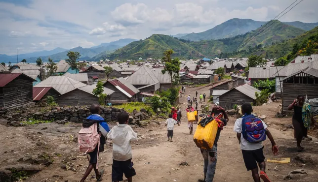 Sake dans le Nord-Kivu à l'Est de la RD Congo