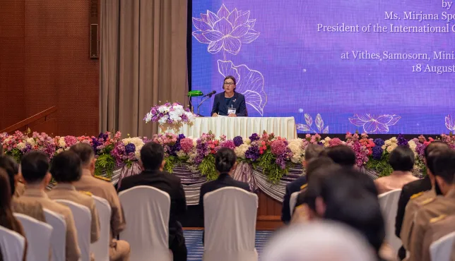 ICRC president 11th HRH Princess Maha Chakri Sirindhorn Lecture on IHL