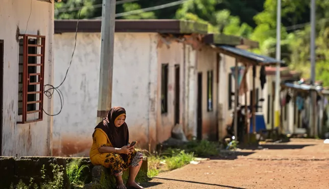 Woman in Dulay Philippines