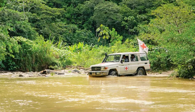 ICRC vehicle