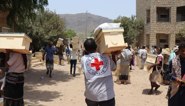 ICRC's humanitarian impact in Yemen 2025