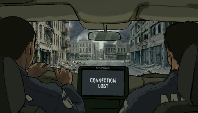 Thumbnail image of the animated video on war and tech