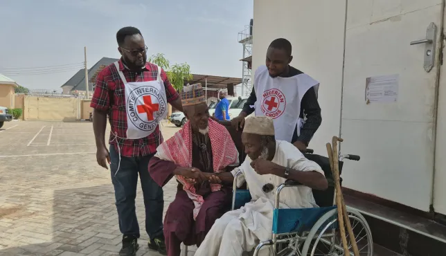73 years old Baba Garba Usman reunited with his family in Gilsume Community, Bursari LGA, Yobe State