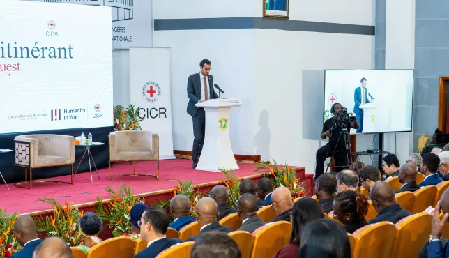 Ouverture de l'humanitarium à Abidjan. CICR
