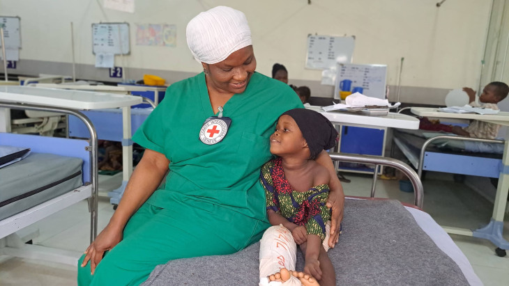 tinywow clara okafor at work in the weapon wounded ward. photo mohammed ibrahim 53193038