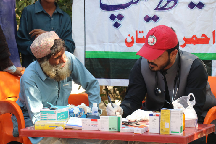 PRCS Mobile Health Unit in Balochistan
