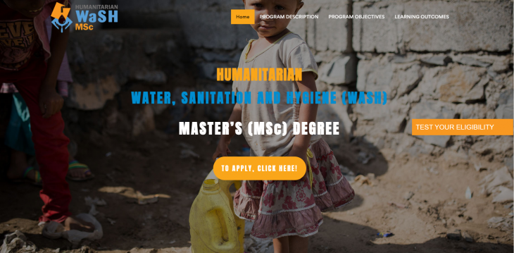 First-ever WASH master's degree programme for Middle East region |  International Committee of the Red Cross