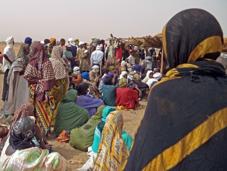 Léré, food distribution.