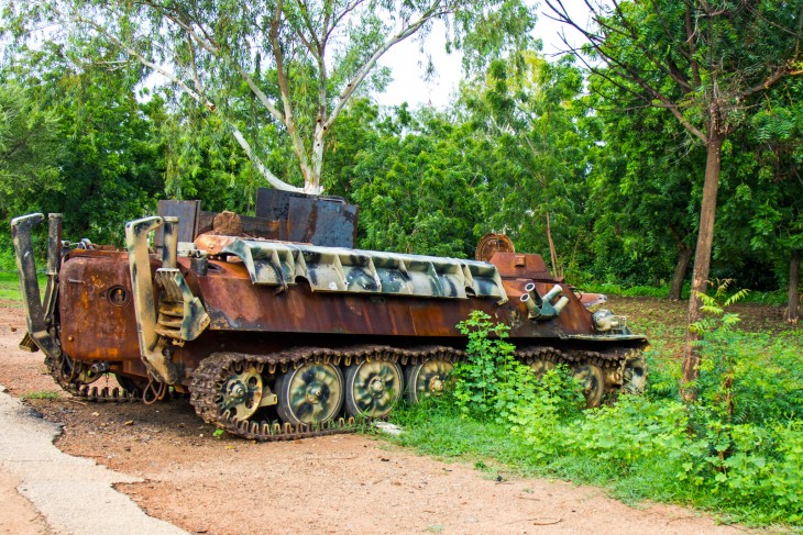 Fighting has hit much of north-east Nigeria.