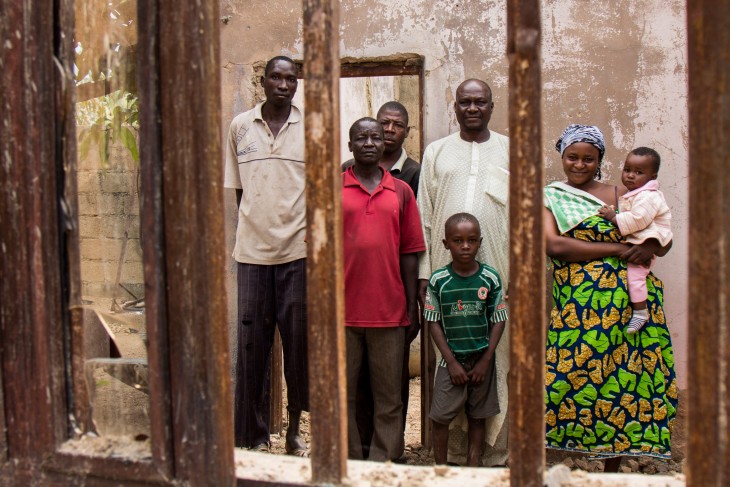 William Chagwa and his family.