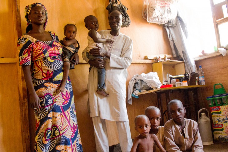 Swyiman Sanusi was working as a teacher in Gulak until 5 September when he had to flee for his life. His wife Maria managed to escape with three children four days later and found refuge in Mubi. 