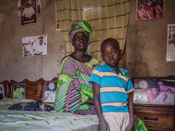 Rokhaya dont le frère a disparu accompagné du fils de ce dernier