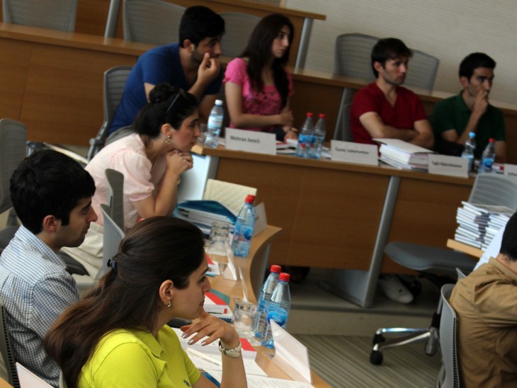 The summer school brought together students from Baku State University, ADA University and the Academy of Public Administration.