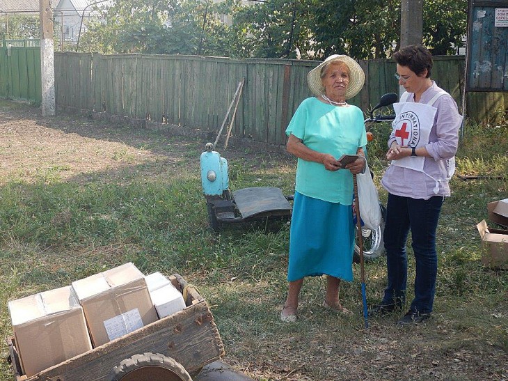 The situation in eastern Ukraine is difficult for everyone, but for older people like Valentina Viktorovna (80) things are doubly hard.