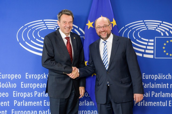 Peter Maurer and Martin Schulz