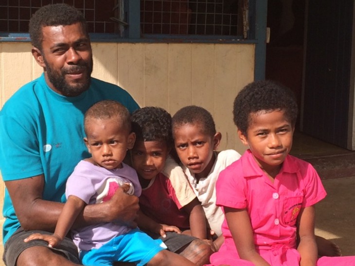 Nairukuruku village, Naitasiri province. Mesake Lacarua and his family had been unable to contact his sister since Severe Tropical Cyclone Winston hit their island of Viti Levu. © International Federation of Red Cross and Red Crescent Societies.