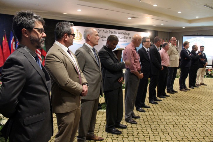 The sessions were facilitated by military experts from Indonesia, England and Australia, together with ICRC specialists on the armed forces and the law of the sea.