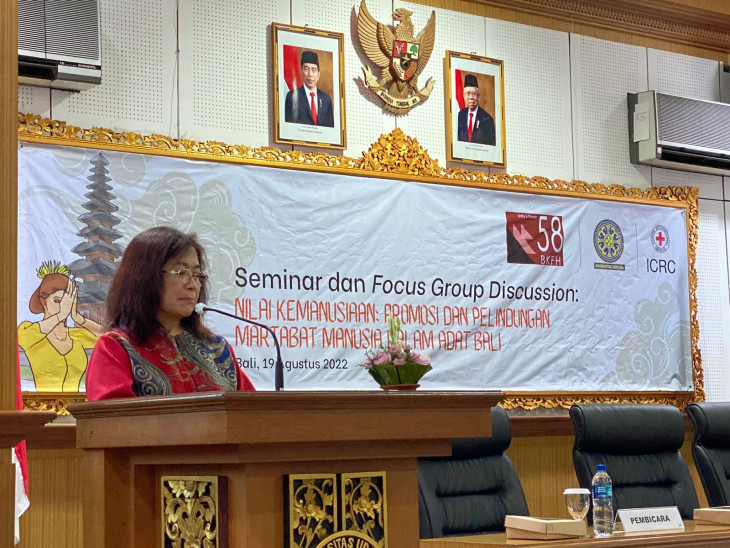 Indonesia: Seminar on humanitarian values in Balinese tradition