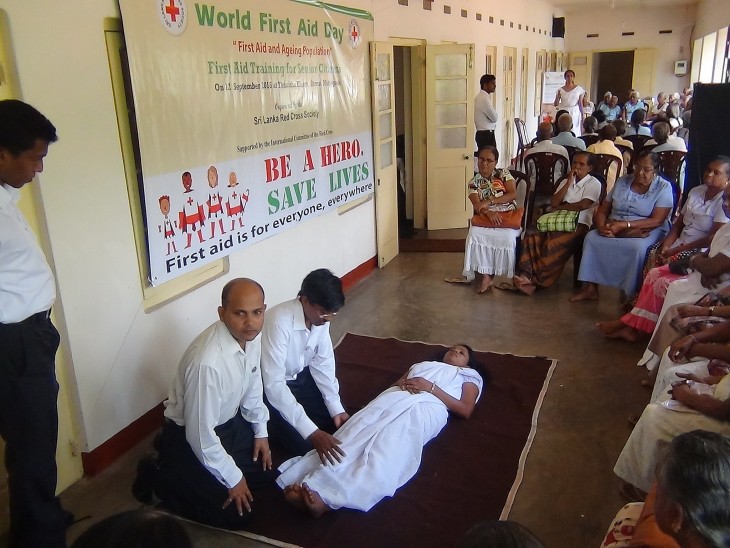 The ICRC is supporting the Sri Lanka Red Cross