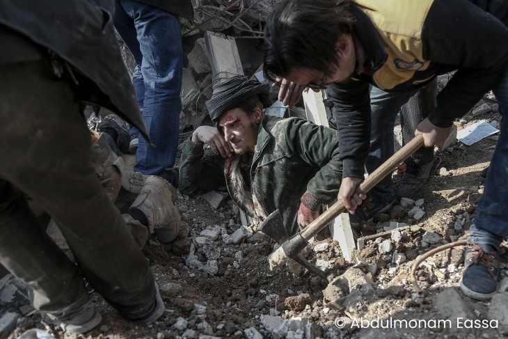 En 2019, les conséquences des combats urbains dans la Ghouta orientale, en Syrie Le 9ème Visa d'Or humanitaire du CICR a été attribué à Abdulmonam Eassa, photojournaliste syrien de 24 ans réfugié en France.  Le travail récompensé décrit en 10 photos les conséquences humanitaires des féroces combats de 2018 dans la Ghouta Orientale.