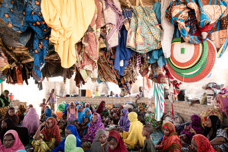 Gubio displacement camp where Jummai lives is a camp prone to overcrowding as more displaced people move there.