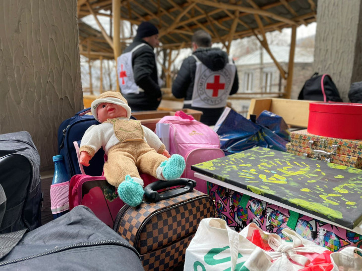 ICRC addressed the humanitarian needs occurred in relation to the situation along the Lachin corridor 