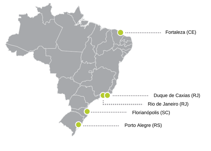 Ciudades brasileñas Acceso Más Seguro