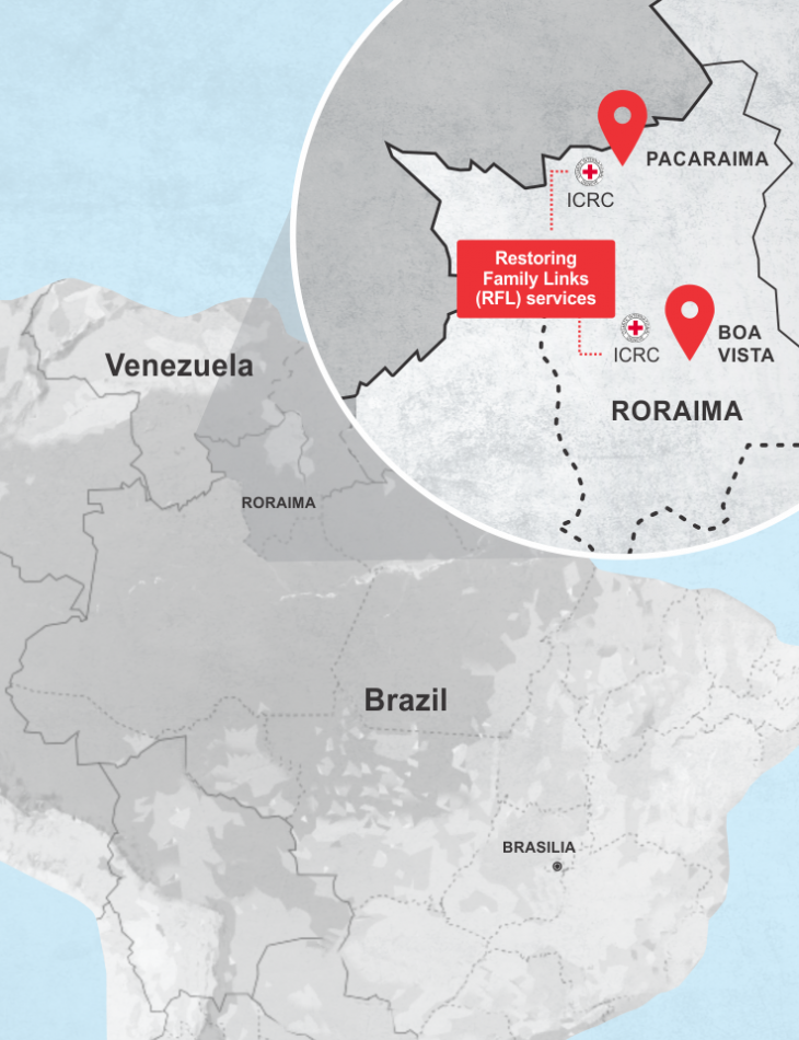 ICRC's services in Roraima, border state with Venezuela