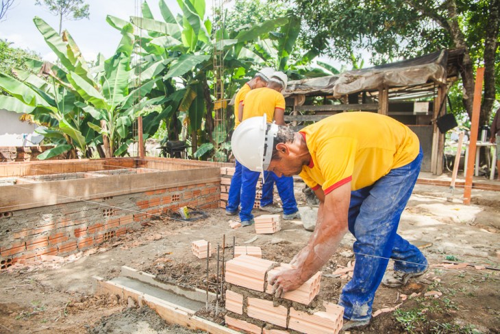 Na Igreja Batista de Pacaraima o CICV coordenou a construção de banheiros completos e furou um poço. Foto: B.Mast/CICV