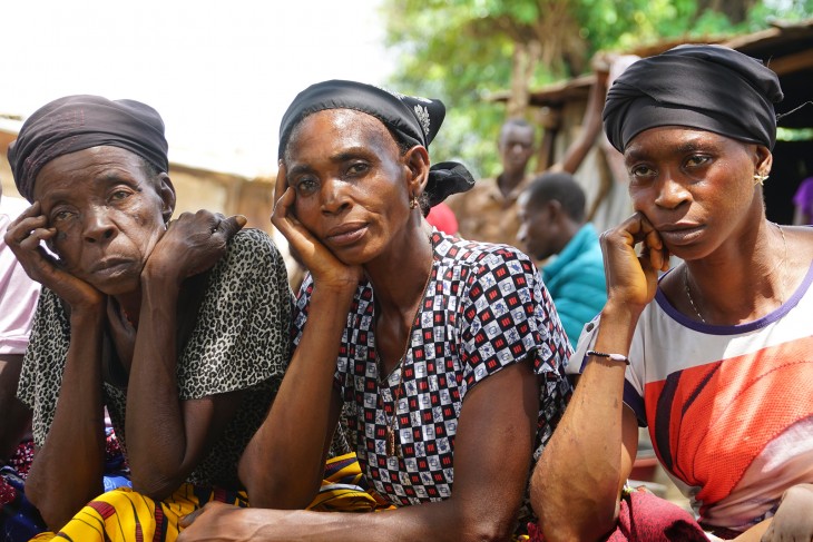 Estas mujeres se benefician de un programa de apoyo agrícola del CICR. Viven en el estado de Benue en Nigeria. CC-BY-NC-ND / CICR / Adavize BaIyE